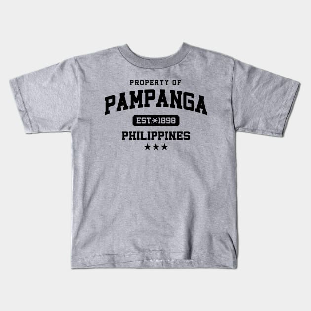 Pampanga - Property of the Philippines Shirt Kids T-Shirt by pinoytee